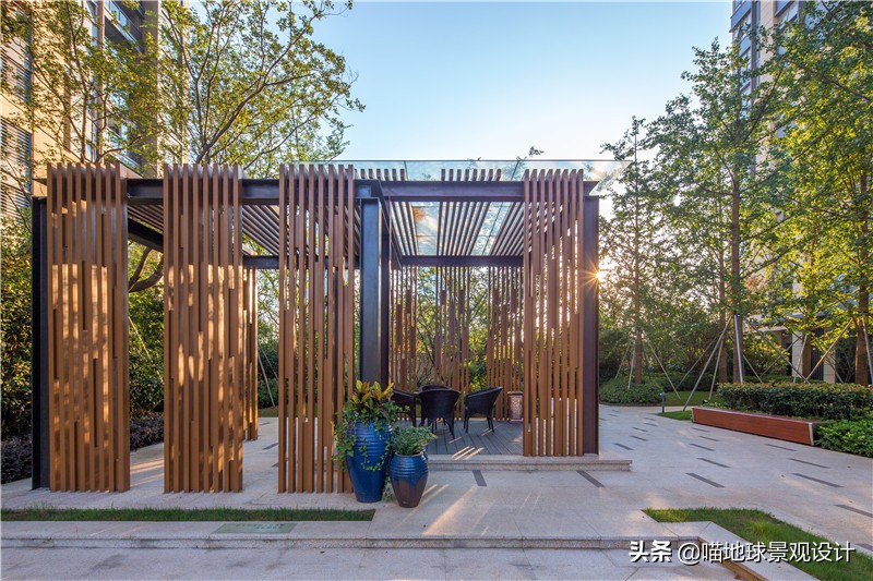 100款庭院廊架图片,中式庭院亭子设计效果图