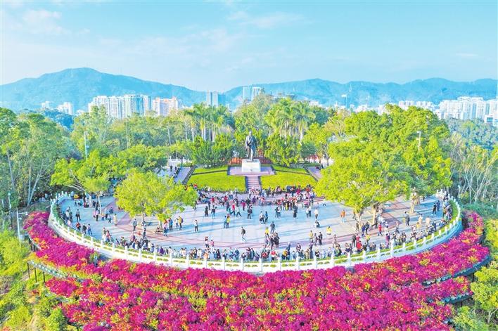 深圳红色印记,深圳莲花山红色革命遗址纪念碑