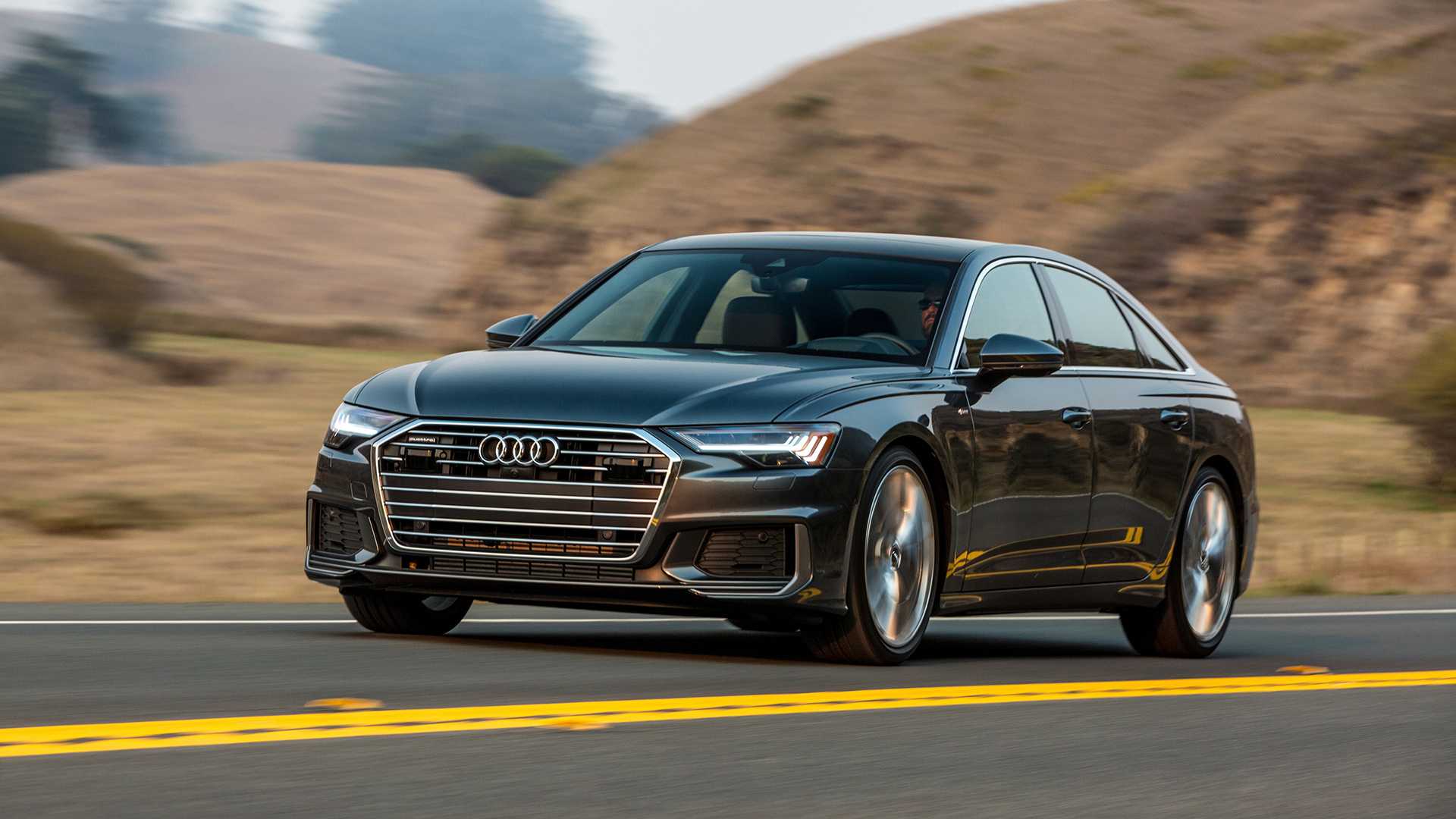 奥迪a63.0t加速测试2021黑色,奥迪a6新款3.0t加速视频