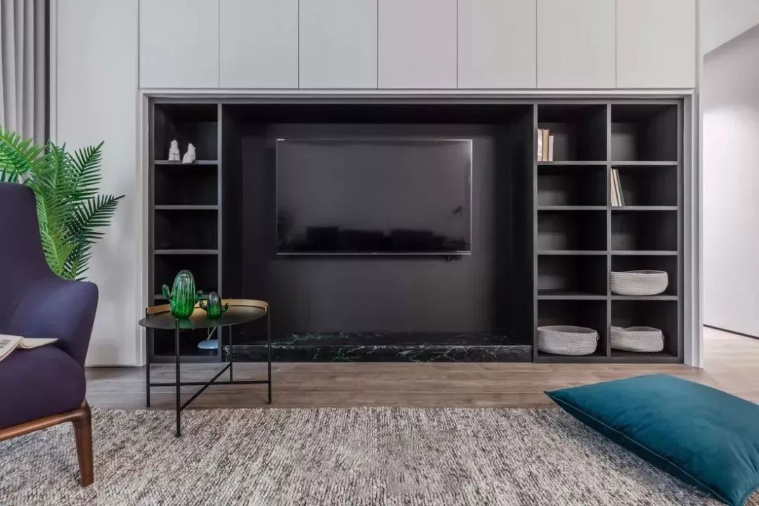 客厅电视柜搭配效果图,客厅流行哪种电视柜好看又实用