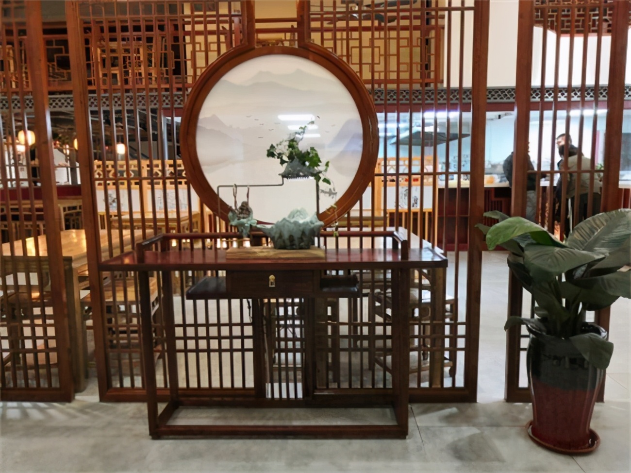 茶室隔断屏风现代简约,不锈钢茶室屏风隔断新中式