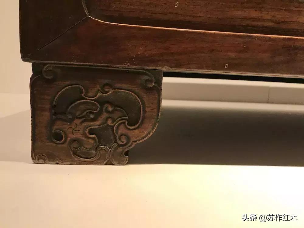 明清黄花梨木雕螭龙纹演变风格,明清老家具文房器物黄花梨