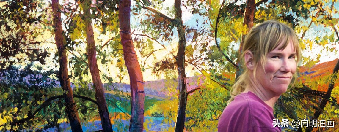 美国艺术家艾伦·迪特布兰特魔法森林的叶子沙沙作响