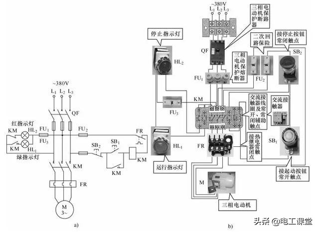 电工接线电路图大全图讲解,电工接线电路图大全实操