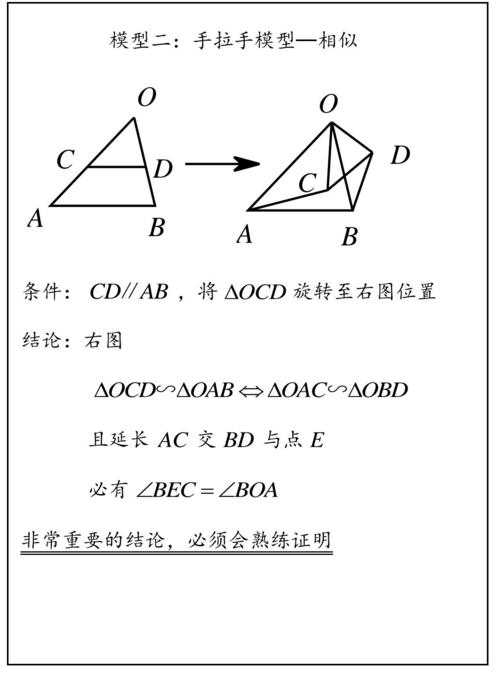 初中八大几何“模型”归纳，全是经典，吃透3年数学“难扣分”
