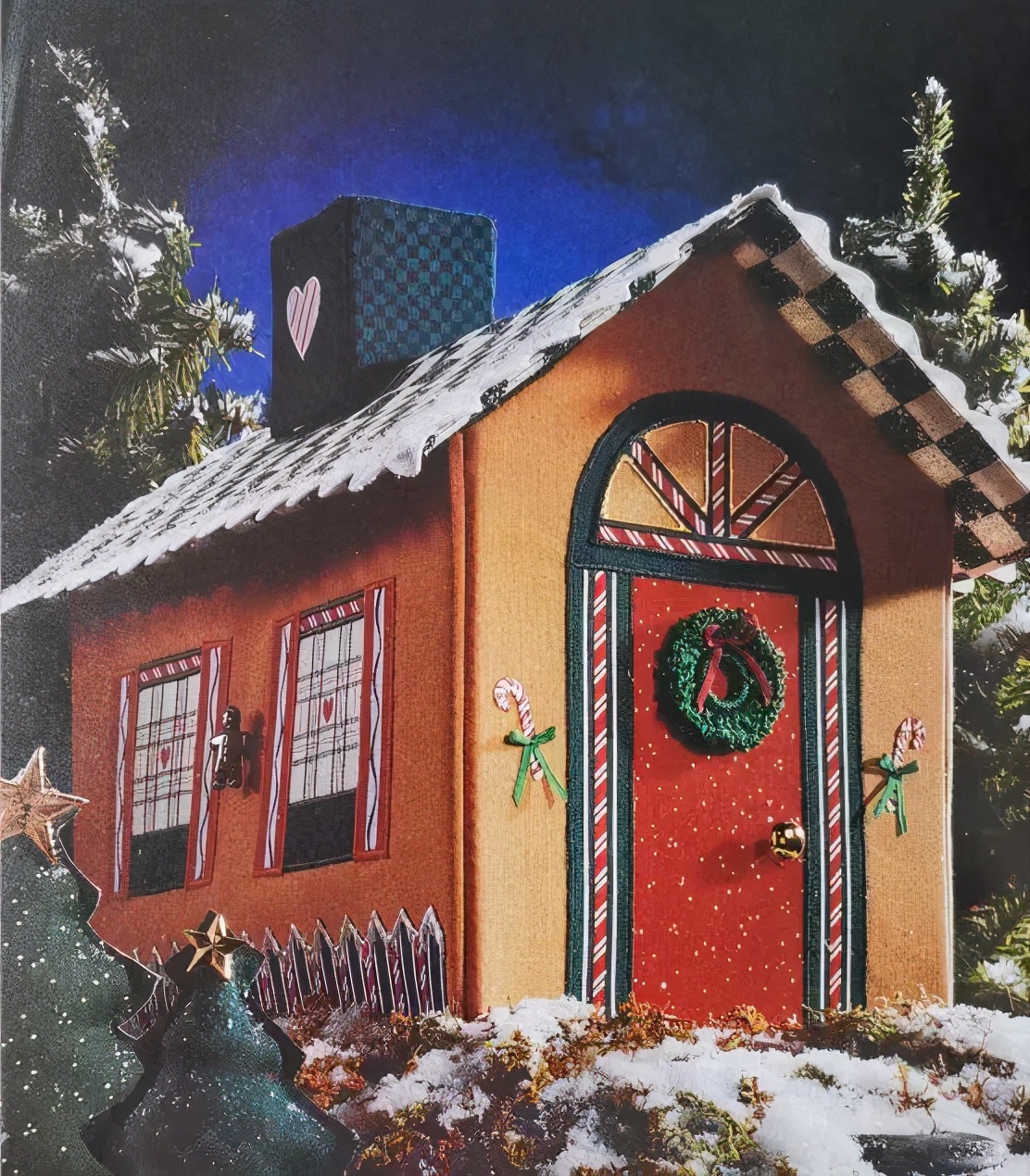 超美“圣诞限定”|圣诞布艺小屋
