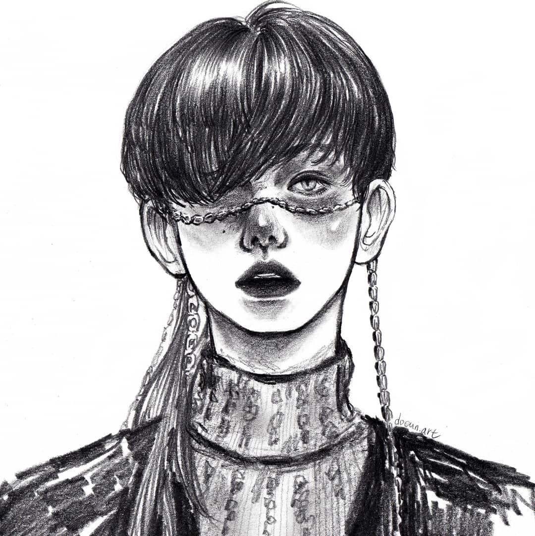 一支铅笔画素描风景,一支铅笔画出来的画