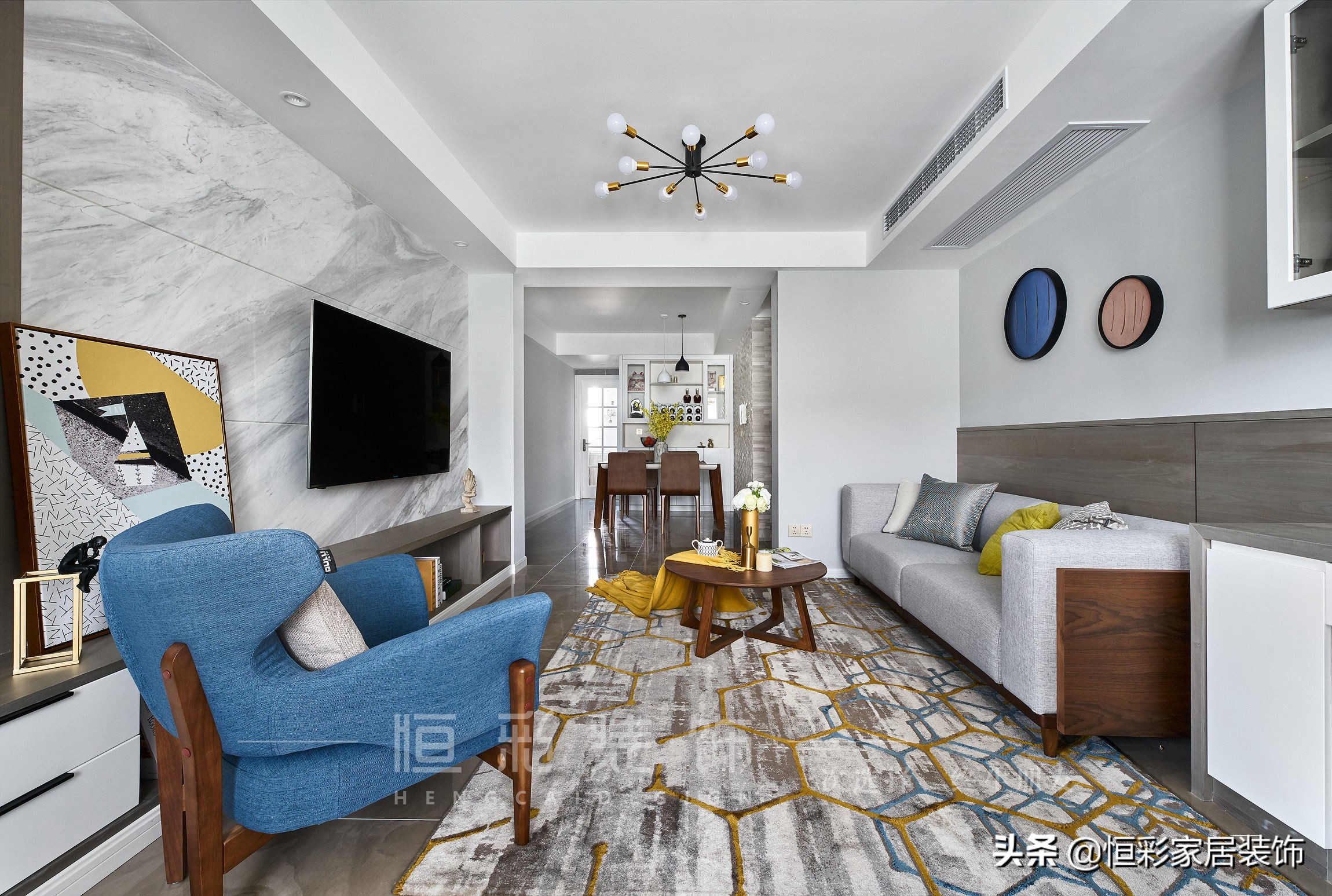 【府苑新村】89㎡现代简约|彩•墨