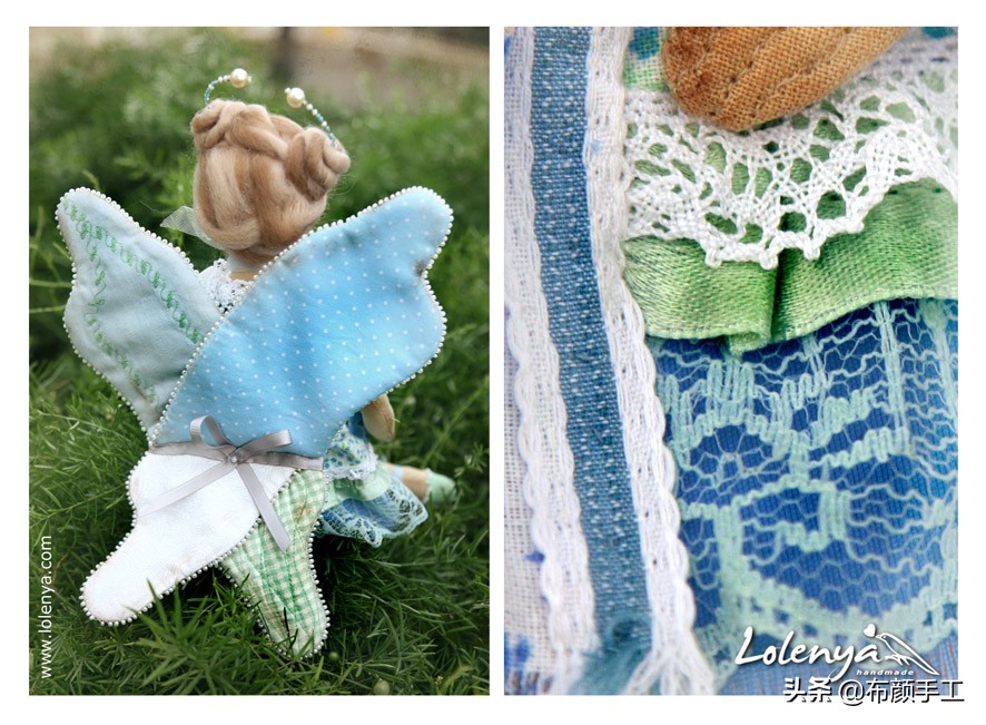 OlgaAbakumova的布艺娃娃,魔法花园里小花仙