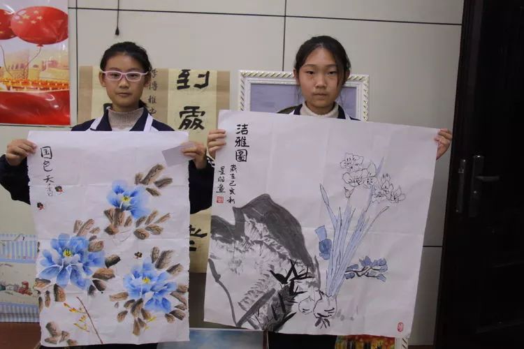 文明在我心中绘画五年级,德州五中校园文化节