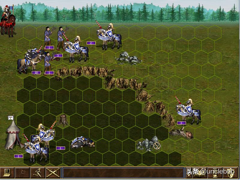 英雄无敌3打比蒙的图,英雄无敌3死亡阴影与深渊号角