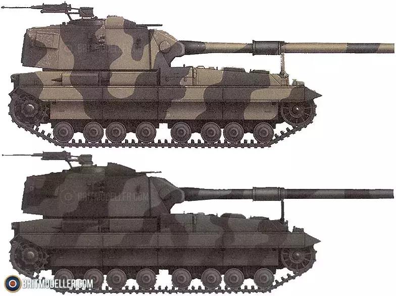 英国fv201a45重型坦克,fv215b183主战坦克如何获得