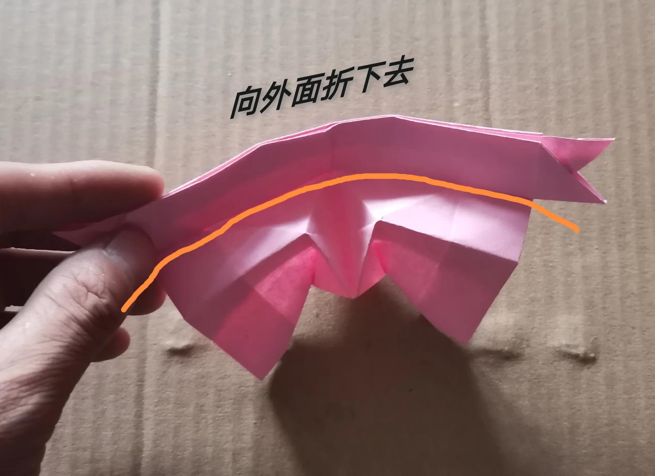 一张纸折的立体蝴蝶慢动作,用8厘米的纸折蝴蝶超简单