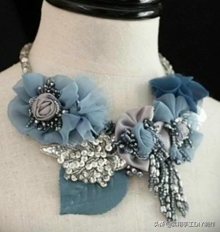 颈饰diy教程,漂亮的颈部装饰品