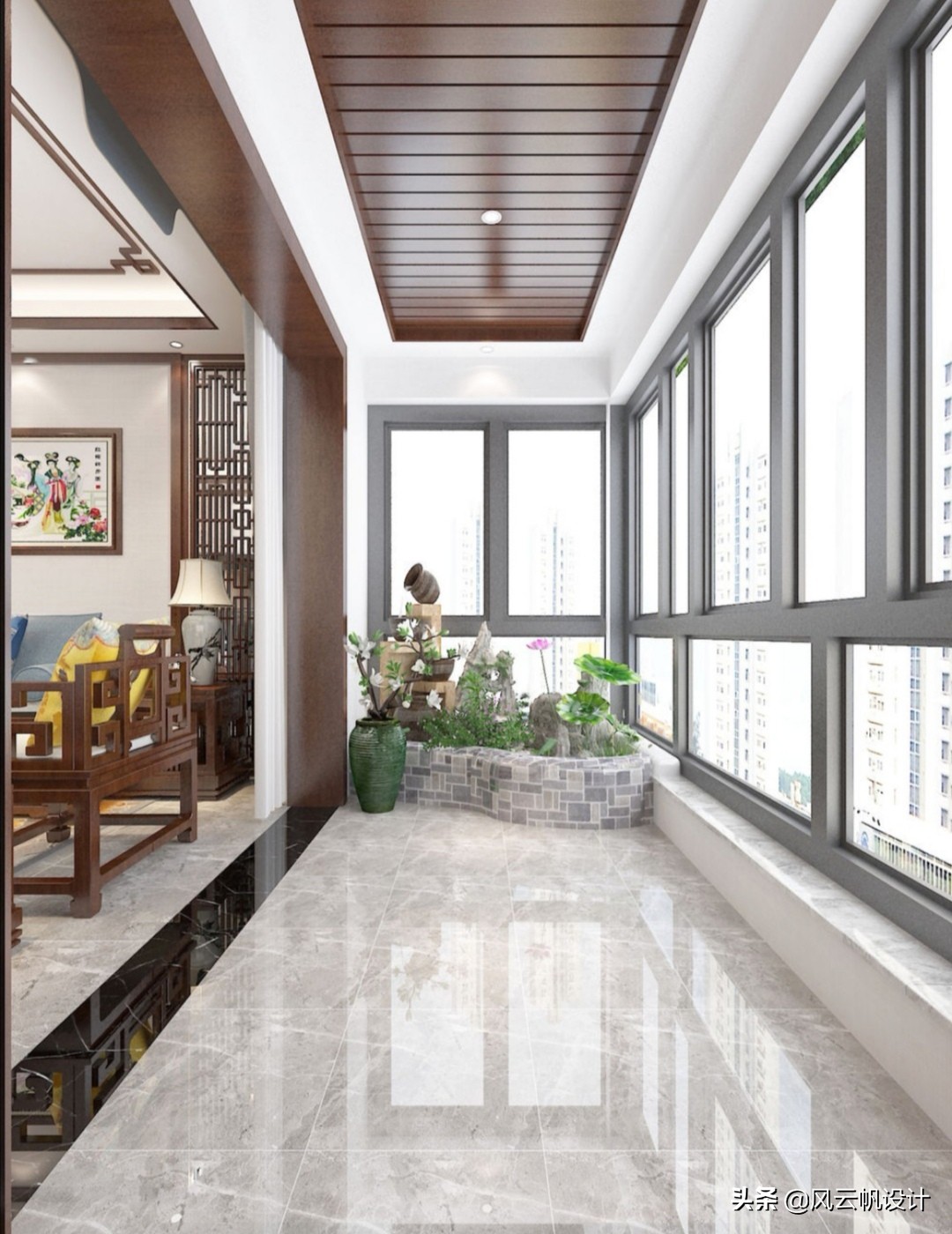 别说中式造价高，看这对夫妇仅用26W打造三居室，效果堪比豪宅