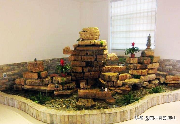 假山水池如何制作,屋顶假山水池设计