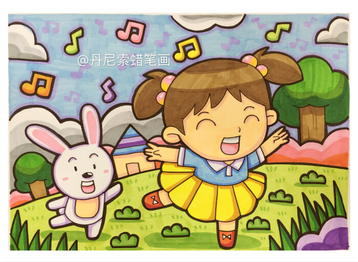 8-12岁儿童绘画范画,简单又好画的儿童画大全