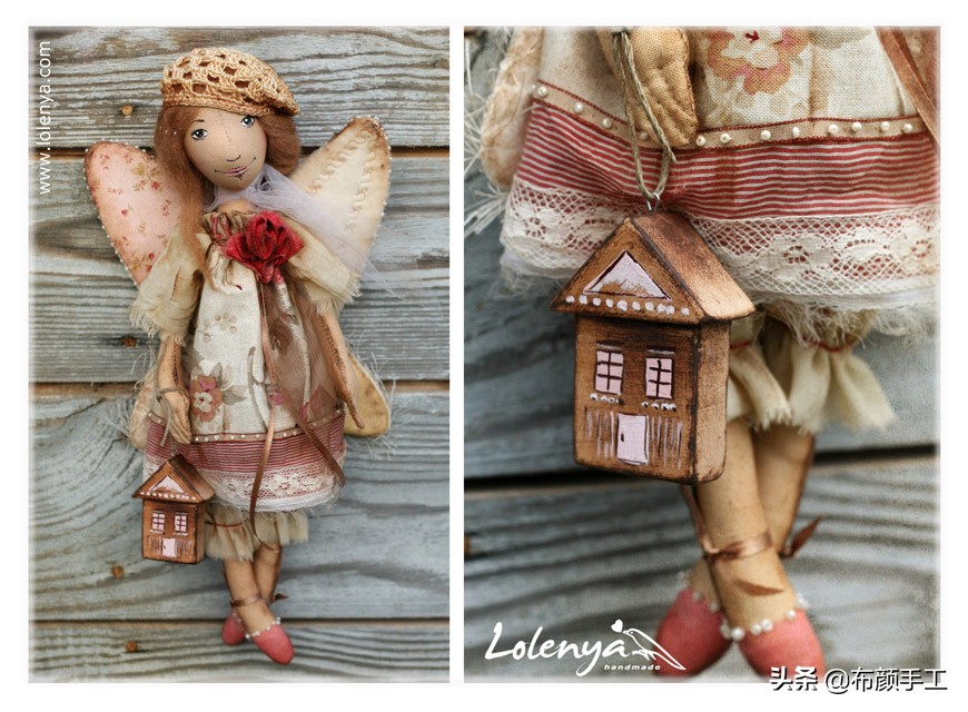 OlgaAbakumova的布艺娃娃,魔法花园里小花仙