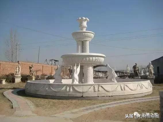 最漂亮的喷泉石雕,精品石雕喷泉花钵设计