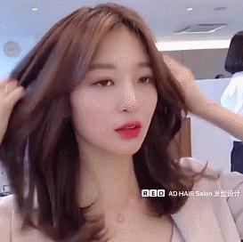 气垫烫普通理发店烫出的效果,火遍理发店