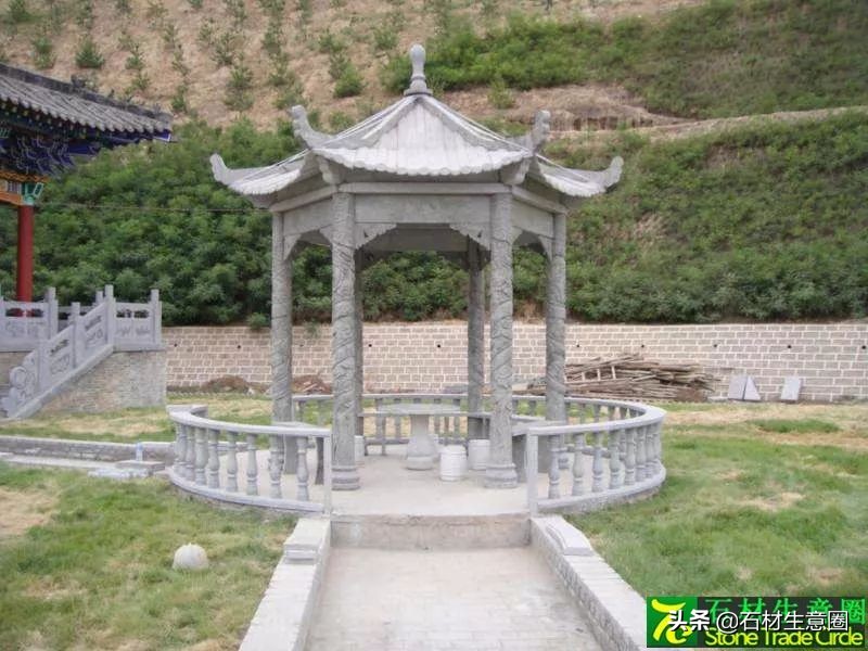 屋顶凉亭造型图片,仿木凉亭造型精美