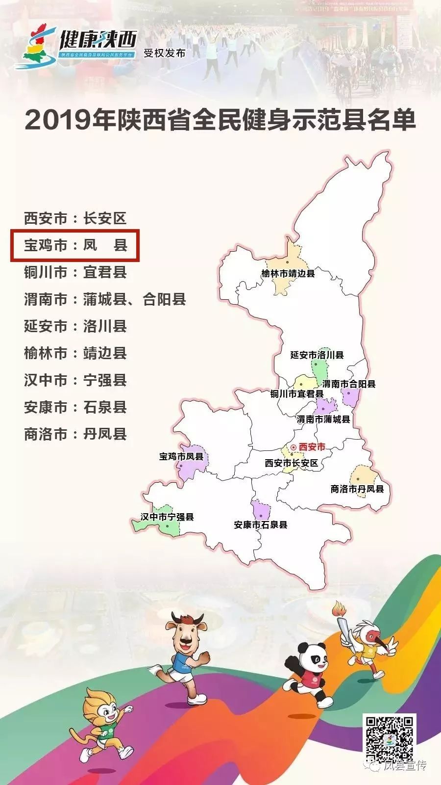 凤县文明健身全民参与,第一批全民健身示范县