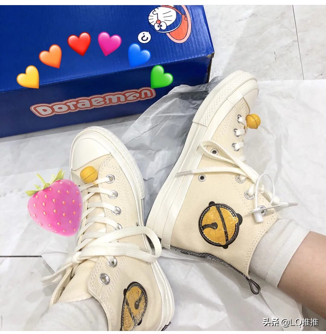 哆啦a梦鞋子匡威,哆啦a梦鞋子联名款