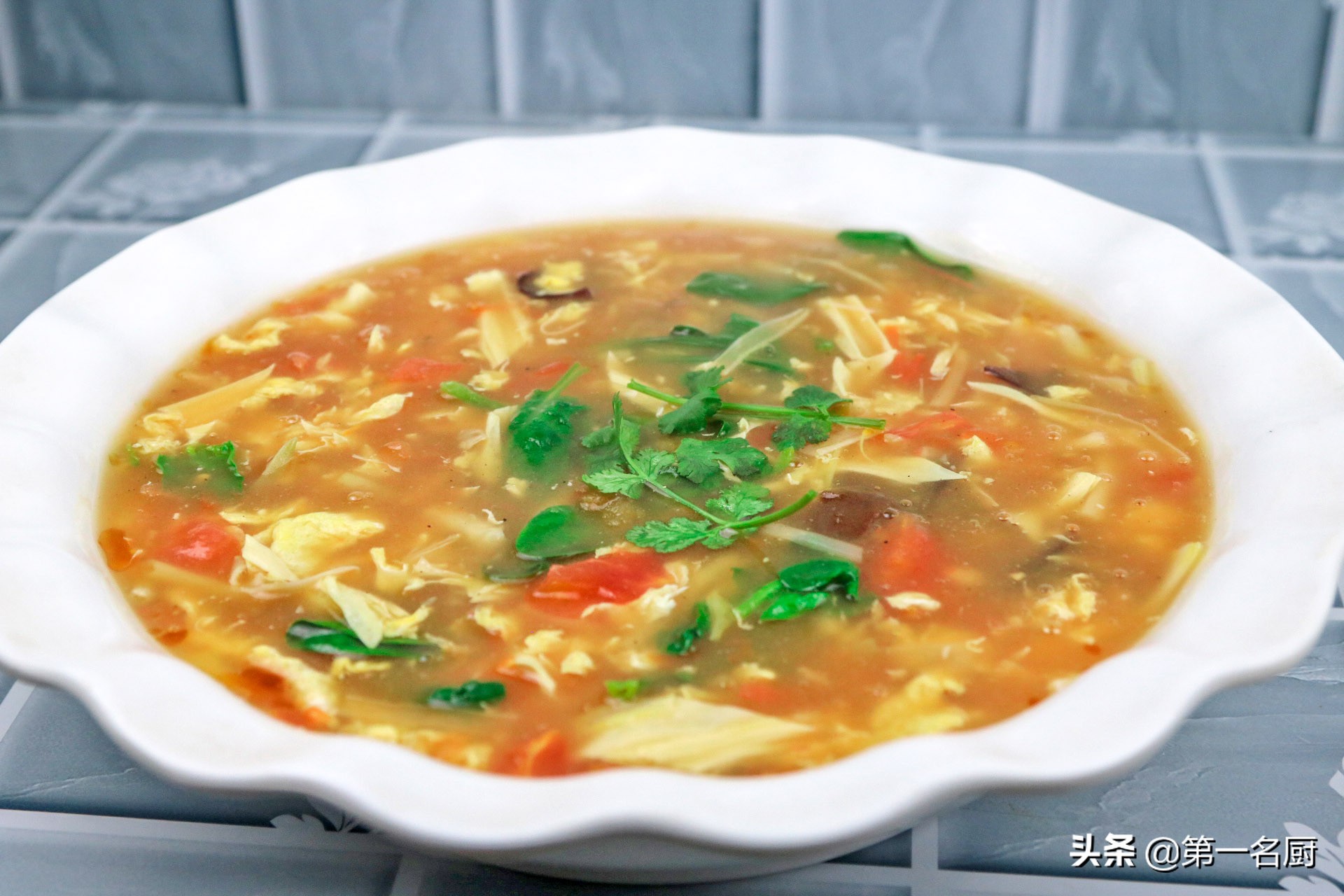 鸡蛋汤家常简单做法酸辣,鸡蛋汤最好喝的做法