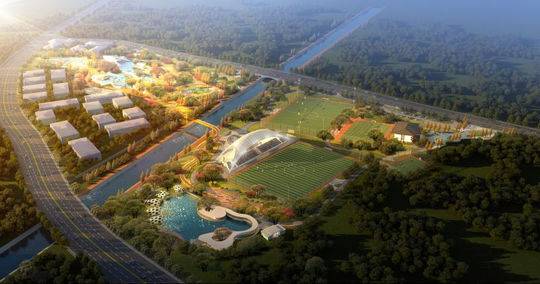 成都城东体育公园开建268亩三环内首个足球主题公园