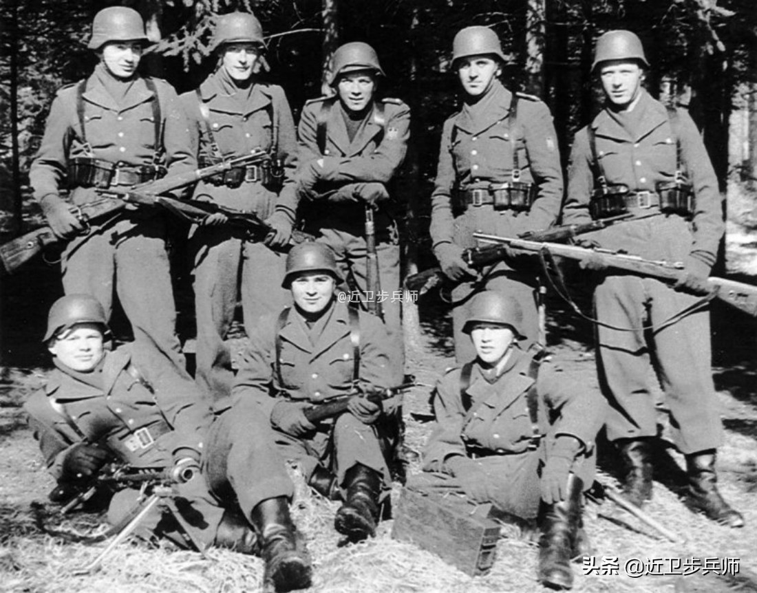 二战德国军用钢盔,二战德国钢盔战损