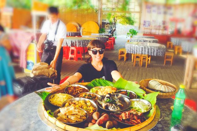 古寨、夕阳、界碑、待嫁的壮族姑娘，广西，原来这么美