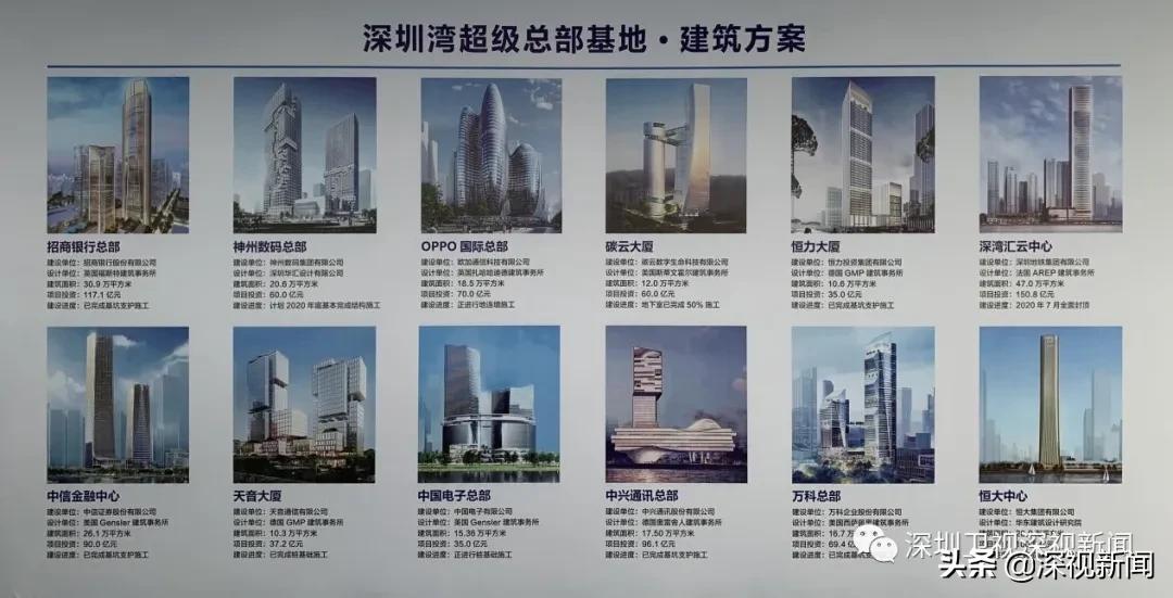深圳湾未来总部基地,深圳湾总部基地在建的高楼
