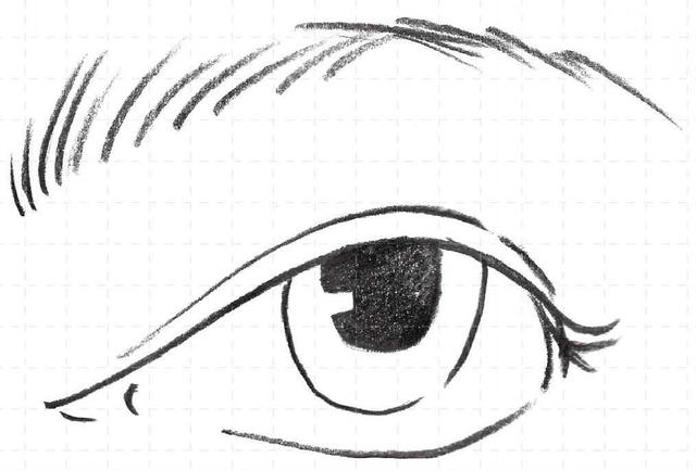 怎样画12种眼睛的不同画法,眼睛不会画