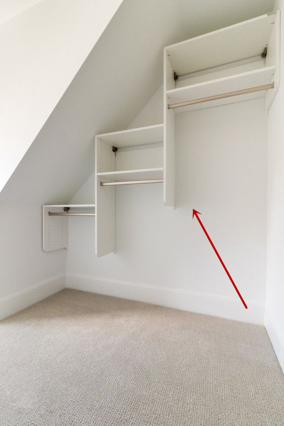 斜面屋顶做衣架,斜面墙改造衣架