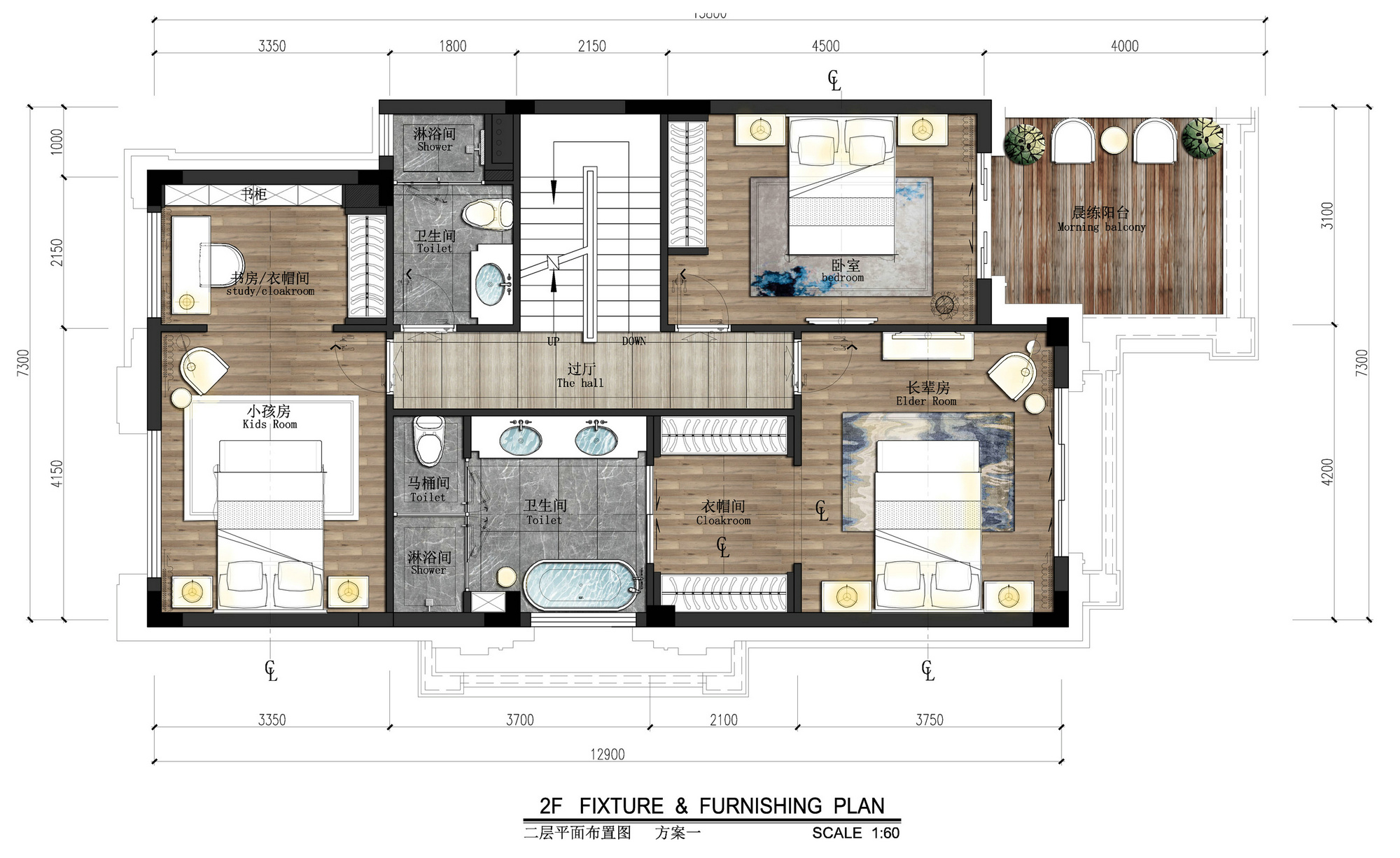室内设计案例100套,别墅200平私家庭院施工图