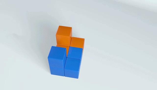 一个魔方有多少种可能,24段魔方各种形状