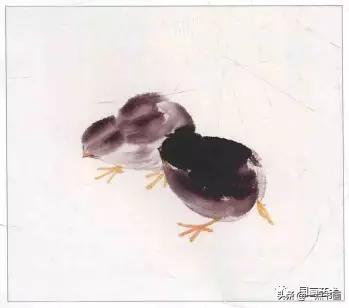 几组写意花鸟创作示范图解,国画小品写意花鸟图片欣赏