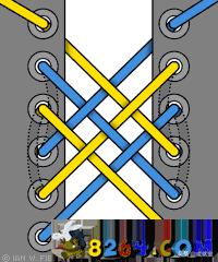 鞋带系起来不好看,鞋带系法不掉教程