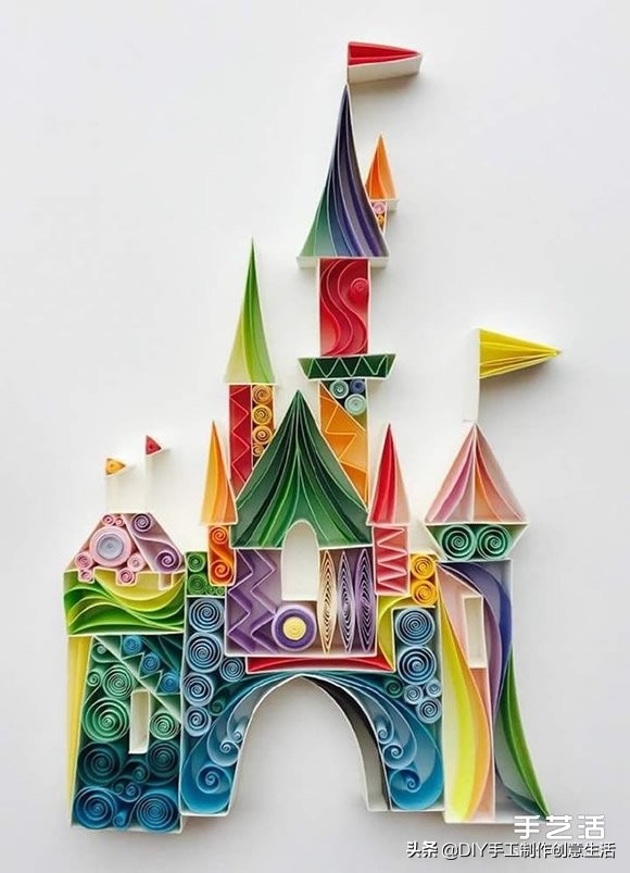 建党100周年衍纸亲子手工作品,幼儿衍纸手工作品介绍