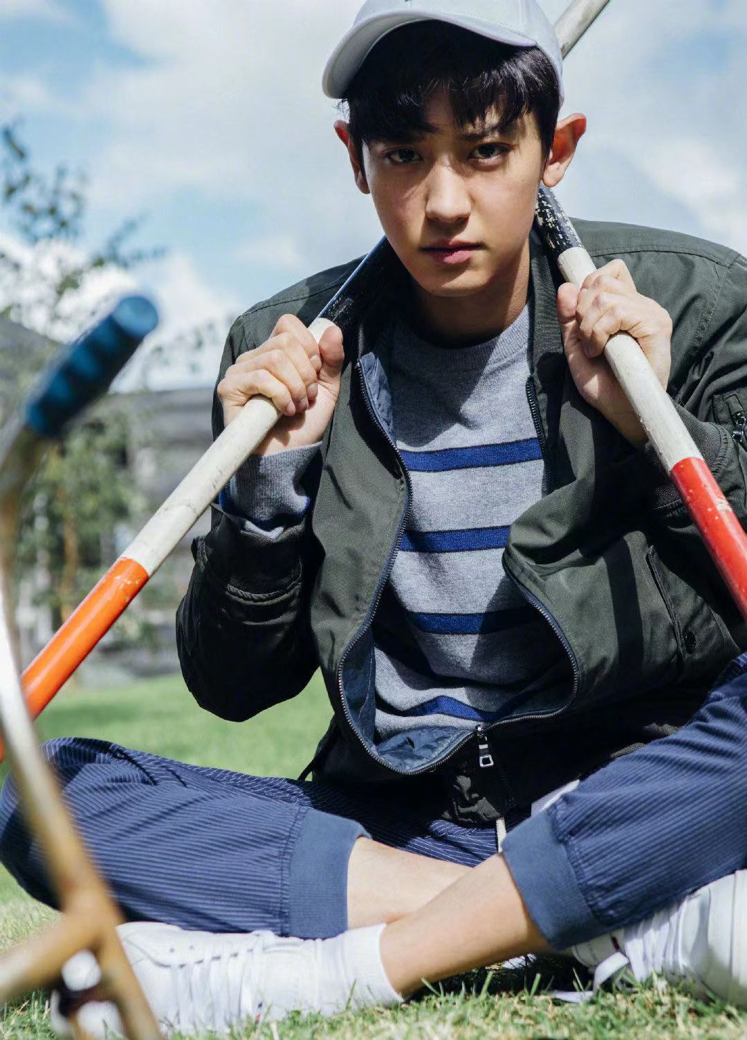 exo朴灿烈ins滑雪,exo朴灿烈快本