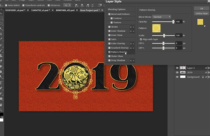 2019年新年贺卡图片,新的一年的新年贺卡