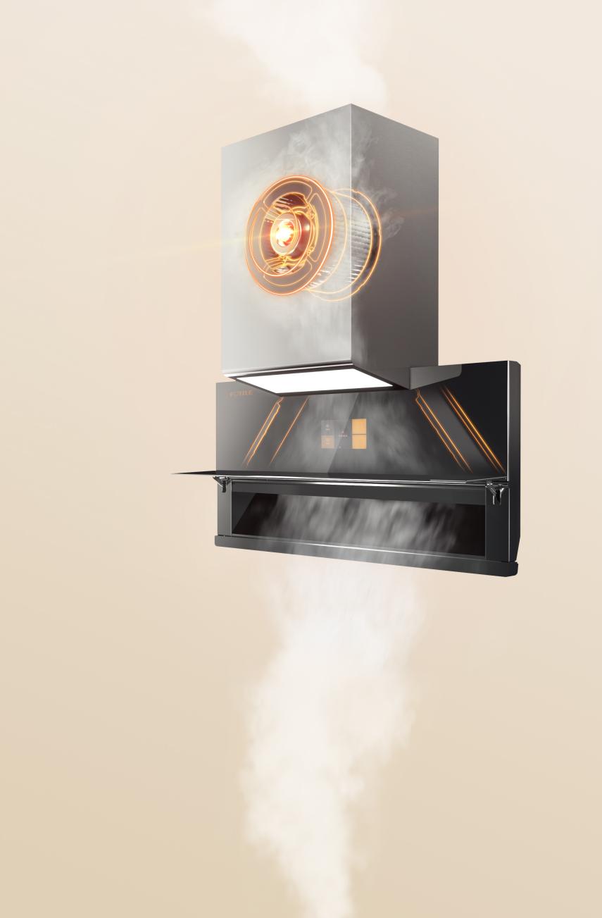 半开放式厨房用什么油烟机好,怎么设计好打理的厨房排油烟机