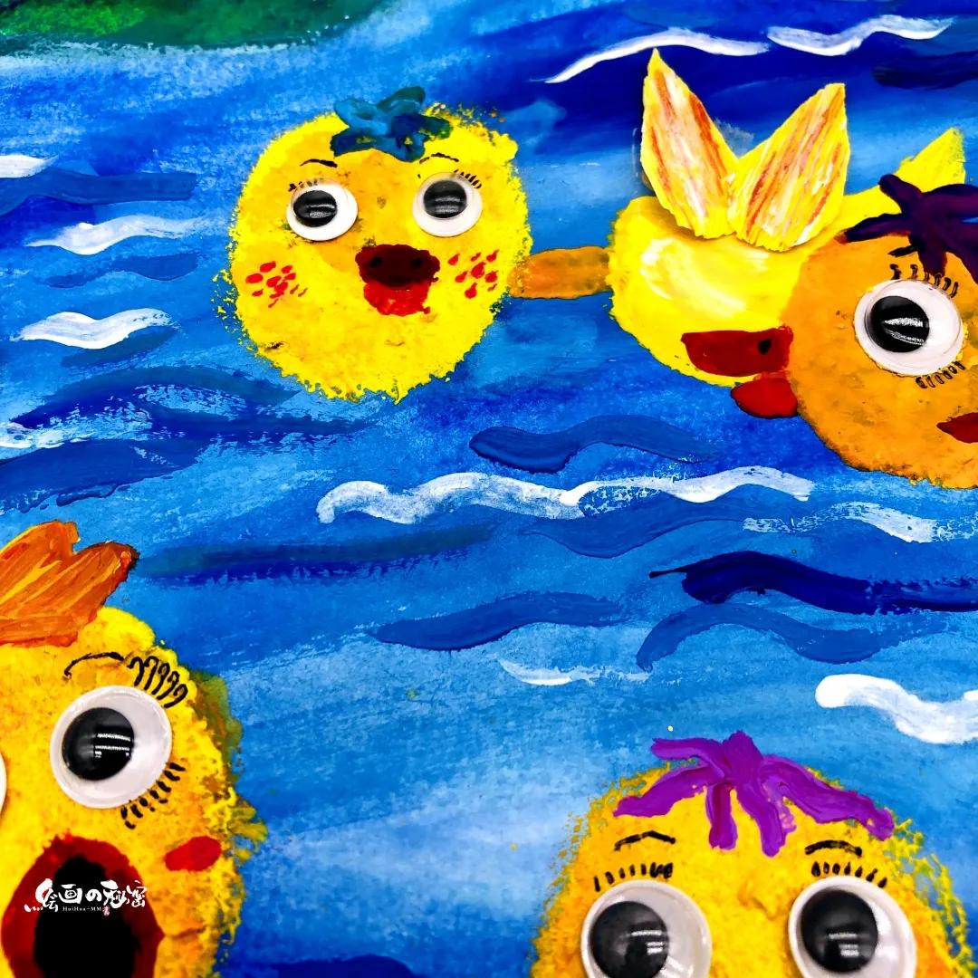 小鸭子放水里游能游回来吗,小鸭子游啊游