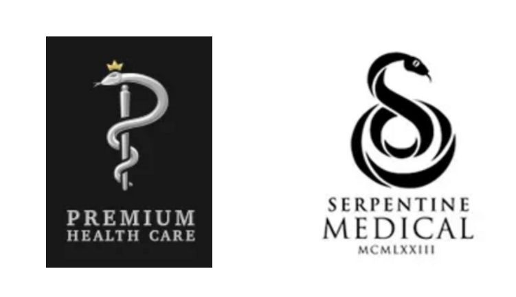 医疗商标logo设计,医疗养老护理公司logo