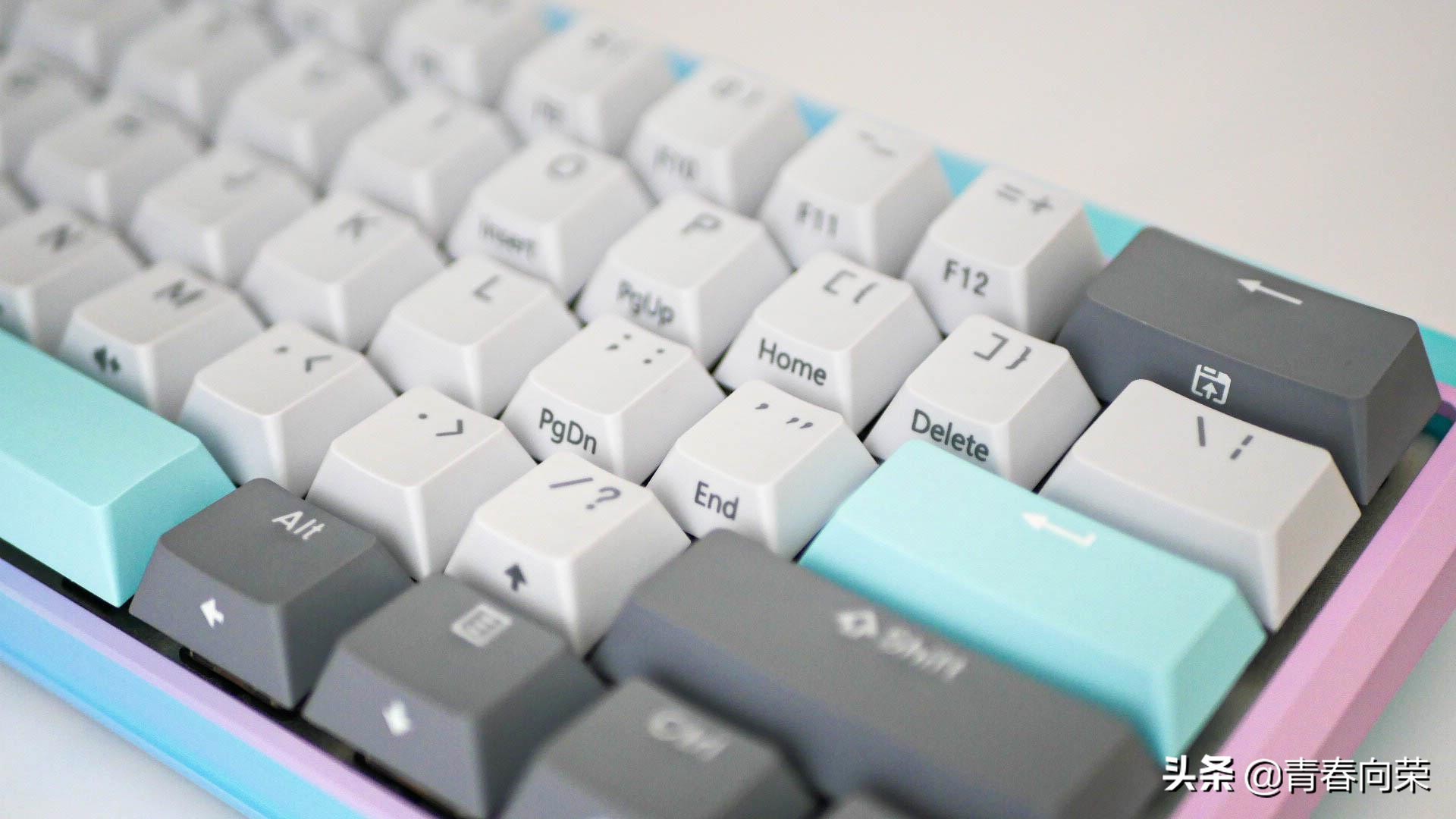 杜伽k310机械键盘简单上手,杜伽k330w无线键盘