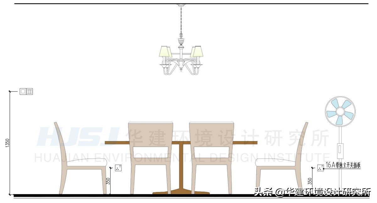 房屋设计图中开关插座的表示方法,住宅开关插座设计全集