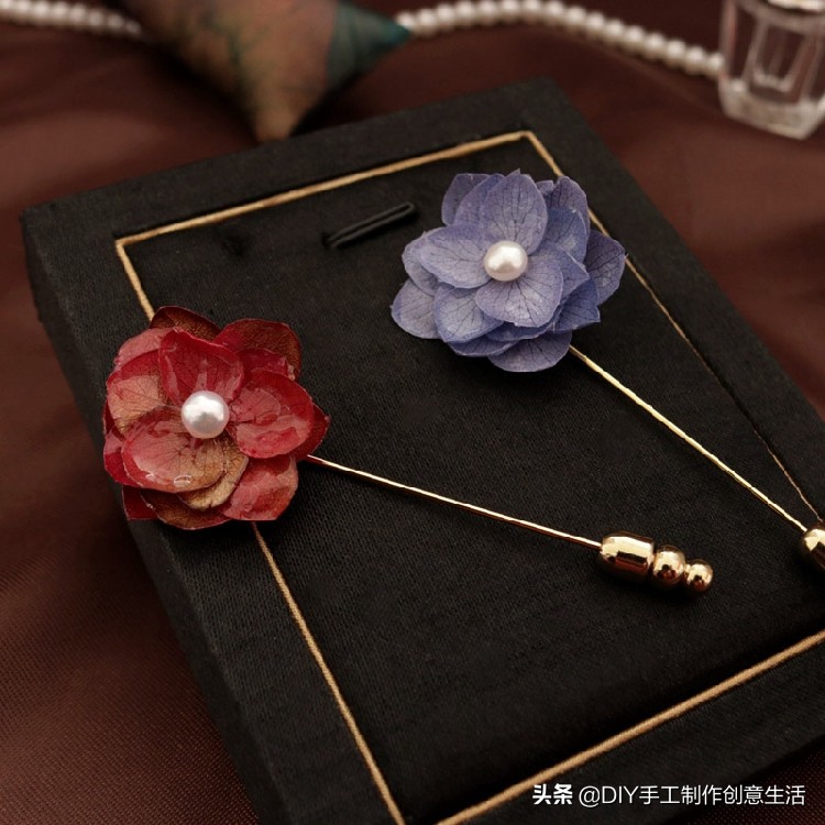 永生花首饰手工diy制作,制作永生花首饰