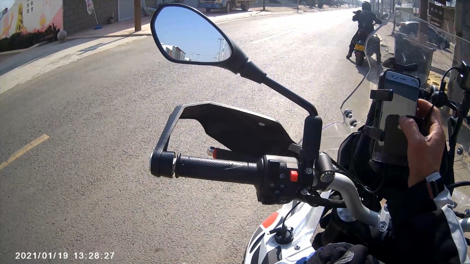 摩托附近风景,摩托打卡地附近