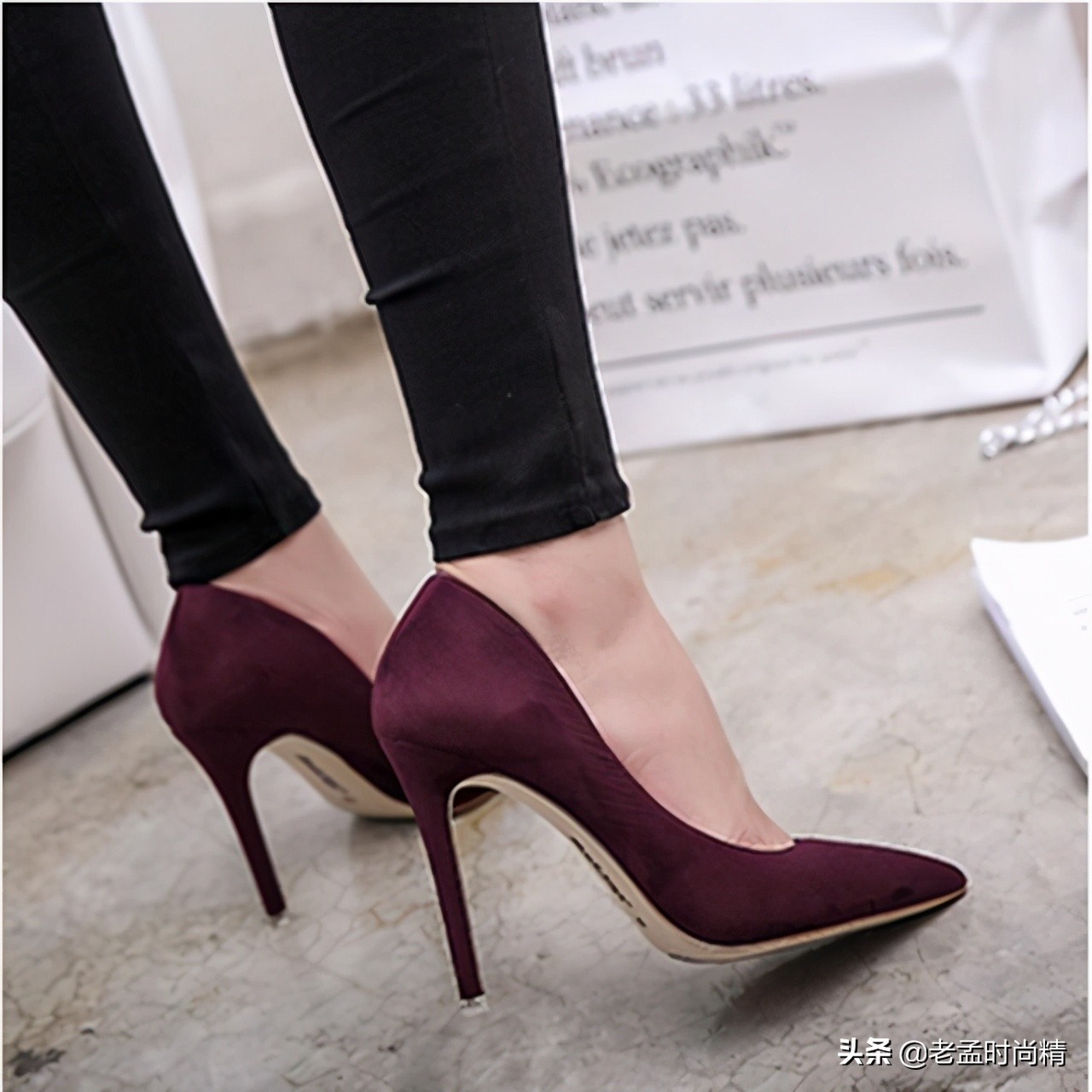 尖头细跟高跟鞋轻松穿出女王范,尖头细跟高跟鞋气质迷人