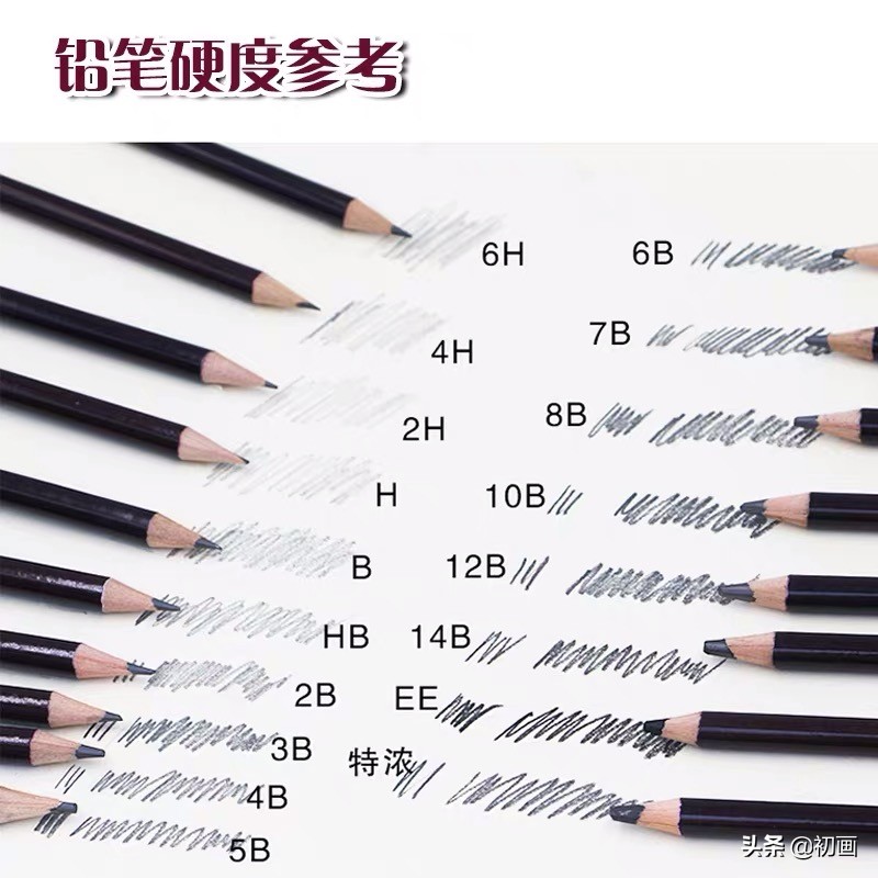 学素描需要买什么东西,素描画初学者买哪些铅笔